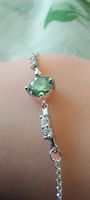 Wunderschönes Armband mit grünem Moissanite ❣️Neu❣️