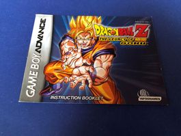 ANLEITUNG FÜR DRAGONBALL Z THE LEGACY OF GOKU GBA USA