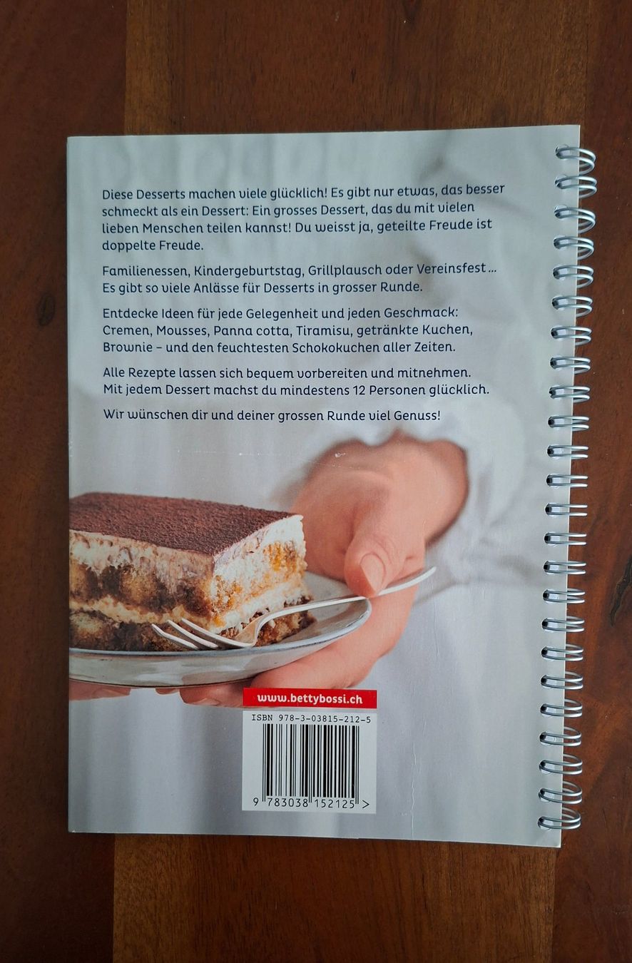 Livres: Desserts für grosse Runden – D'occasion à Winterthur par Neko4 1