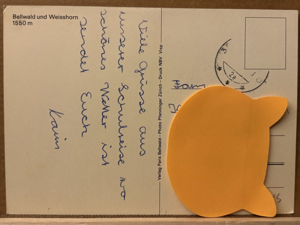 Cartoline postali: AK von Bellwald mit Weisshorn – Usato da Rümlang venduto da Kartenpost1 1