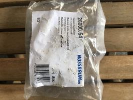 Neuer Nussbaum Kessel-Kugelhahn 1/2" Aussengewinde Heizung