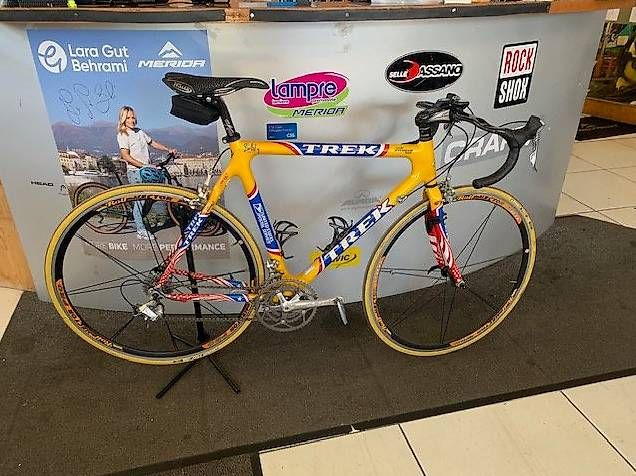 Trek Biciclette: Vélo de course occasion Trek Us Postal Lance Amstrong – Usato da Fribourg venduto da Profilsport