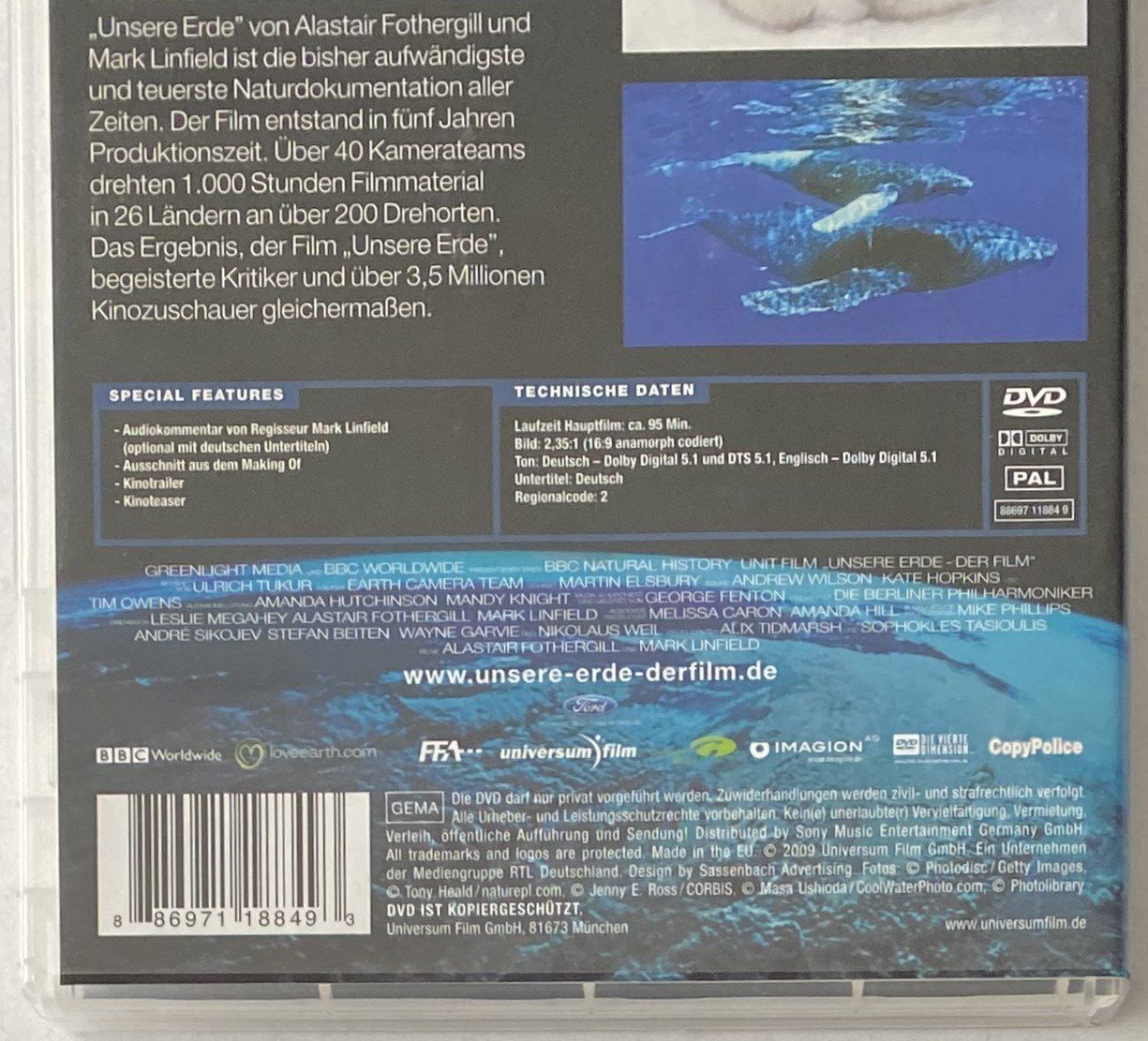 Alle DVDs: Unsere Erde, Der Film – Gebraucht aus Flums von Asquillo 2