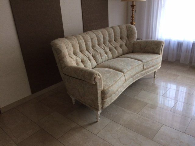 Divani: Sofa, stilvoll mit neuem Stoff bezogen – Usato da Hergiswil NW venduto da redrose51 3