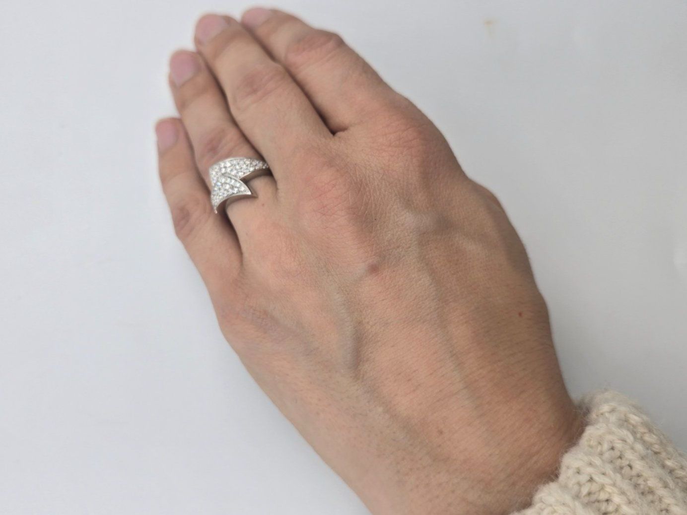 Anelli: Ring Silber 925 Zirkonia Gr. 52 – Nuovo e nell'imballaggio originale da Zug venduto da gold.schmuck 1