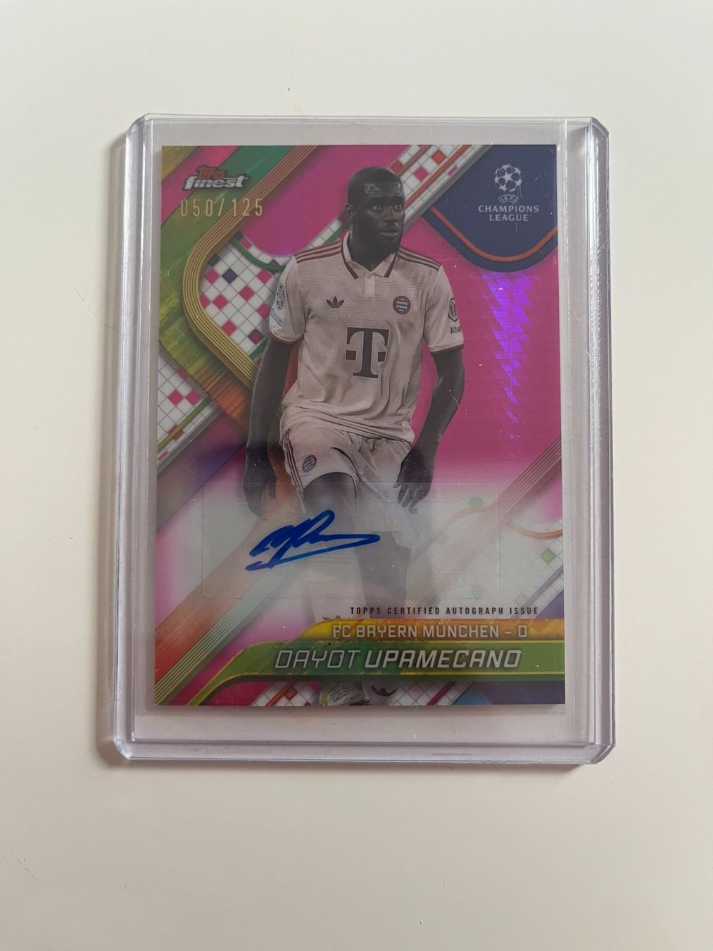 Topps Carte collezionabili: Topps Finest Upamecano AUTO – Usato da Thun venduto da sci_lz9x
