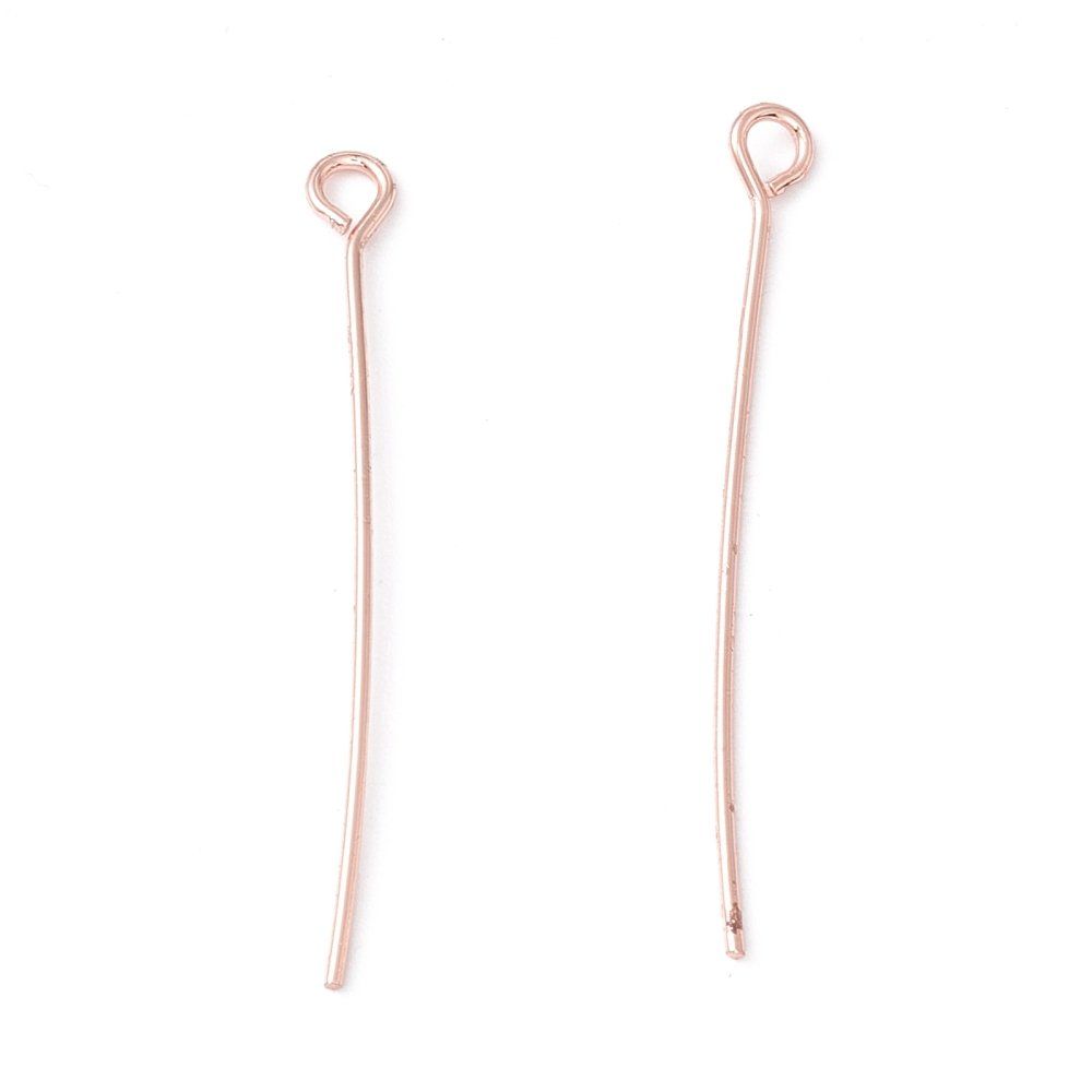 Penna & Evidenziatori: 10 Kettelstifte Messing rose-gold 30mm – Nuovo (secondo la descrizione) da Alpnachstad venduto da perlengaby