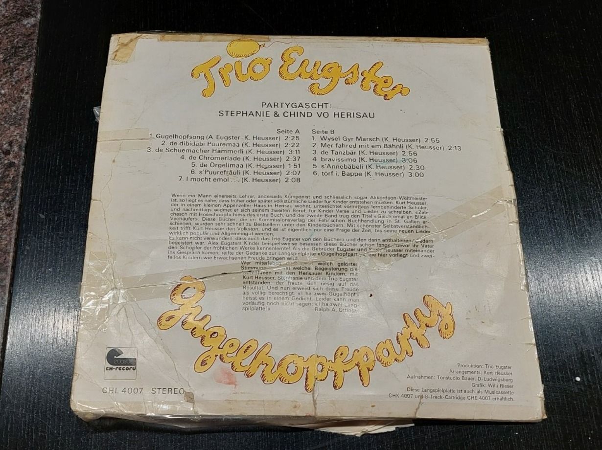 Vinyles: LP Trio Eugster – D'occasion à Erlinsbach par pfunky 1