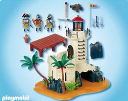 Playmobil 4294 - Soldatenfestung mit Leuchtturm