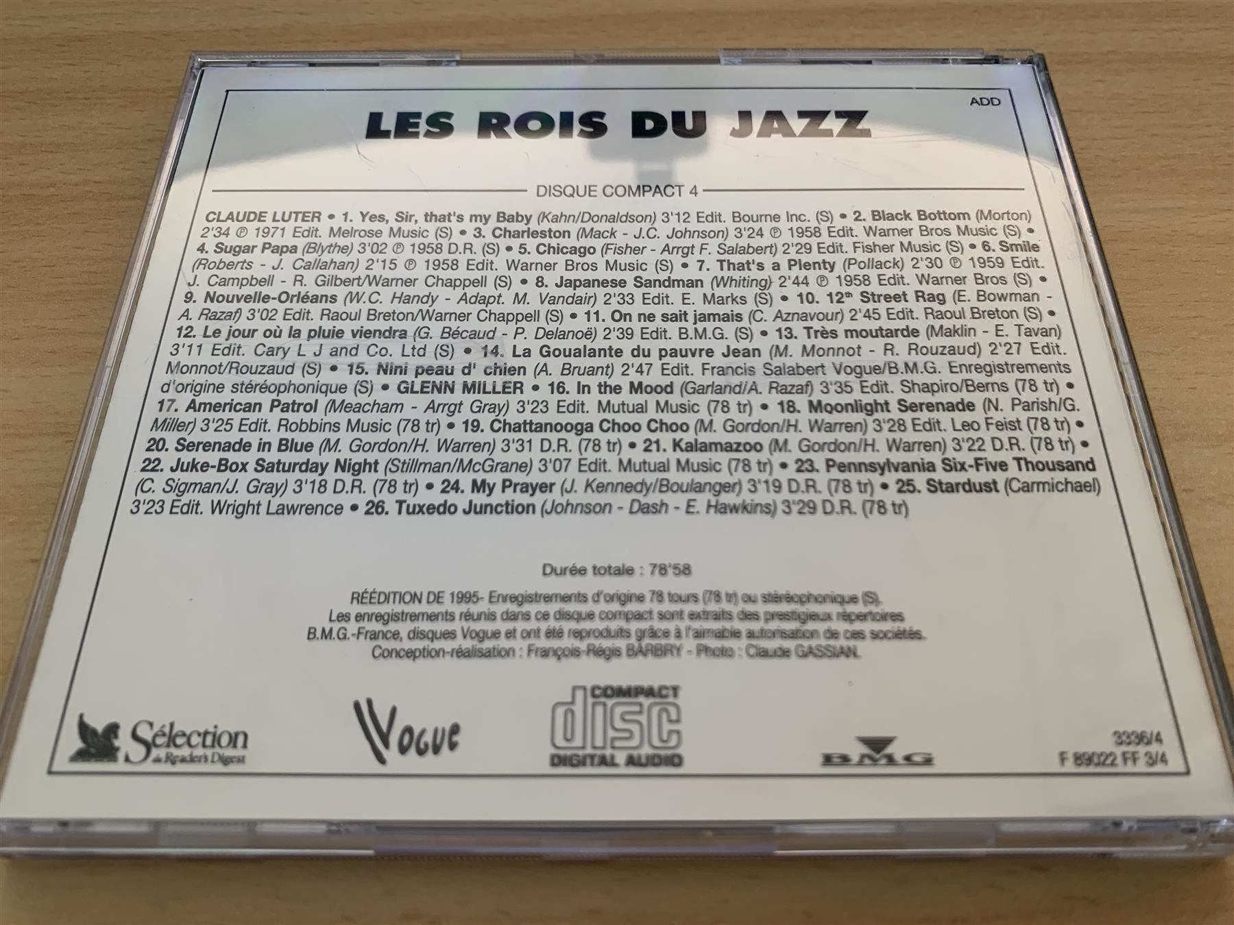CD: Les Rois Du Jazz - 5 CD – Usato da Rikon im Tösstal venduto da Alpenmutz 3