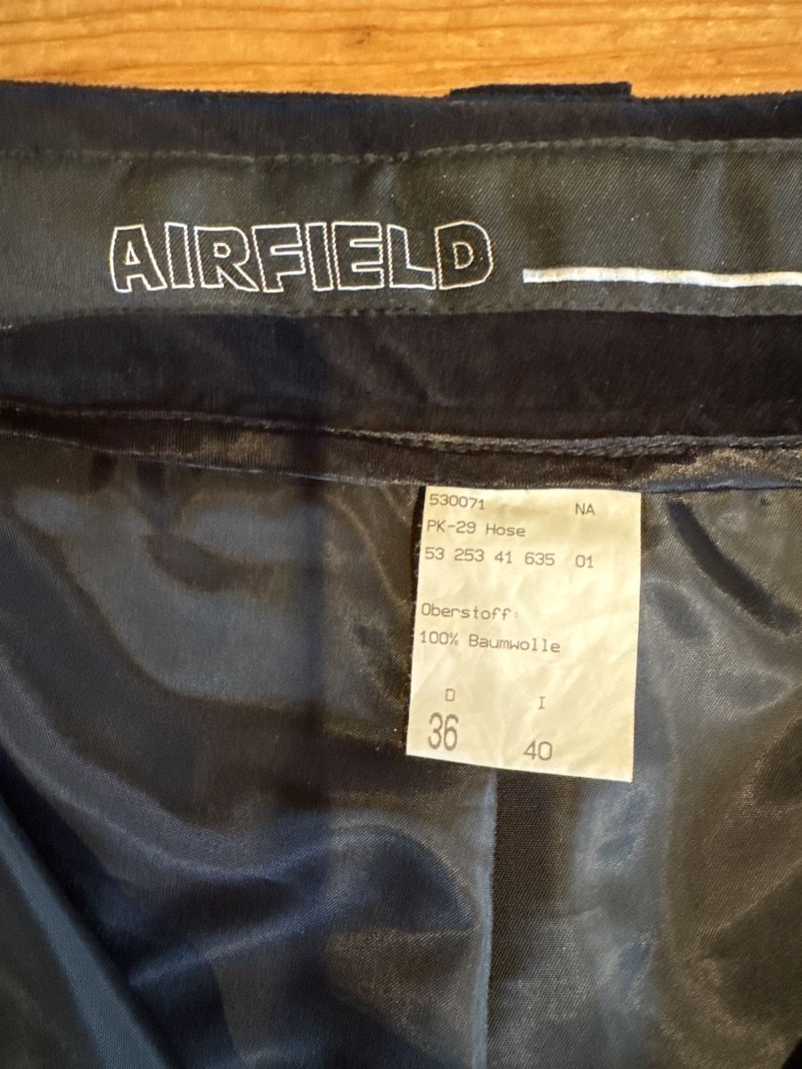 Pantaloni: Airfield Hose Samt schwarz Gr. 36 – Nuovo (secondo la descrizione) da Mauren venduto da ducducturi 3