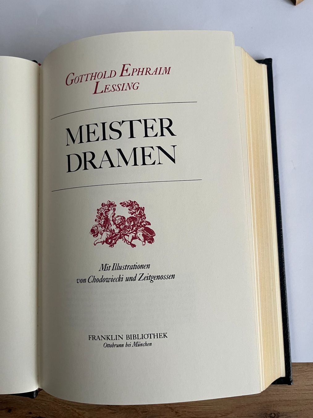Libri: Gotthold Lessing Meisterdramen, Franklin Bibliothek! – Usato da Dietikon venduto da sch_w2tw 2