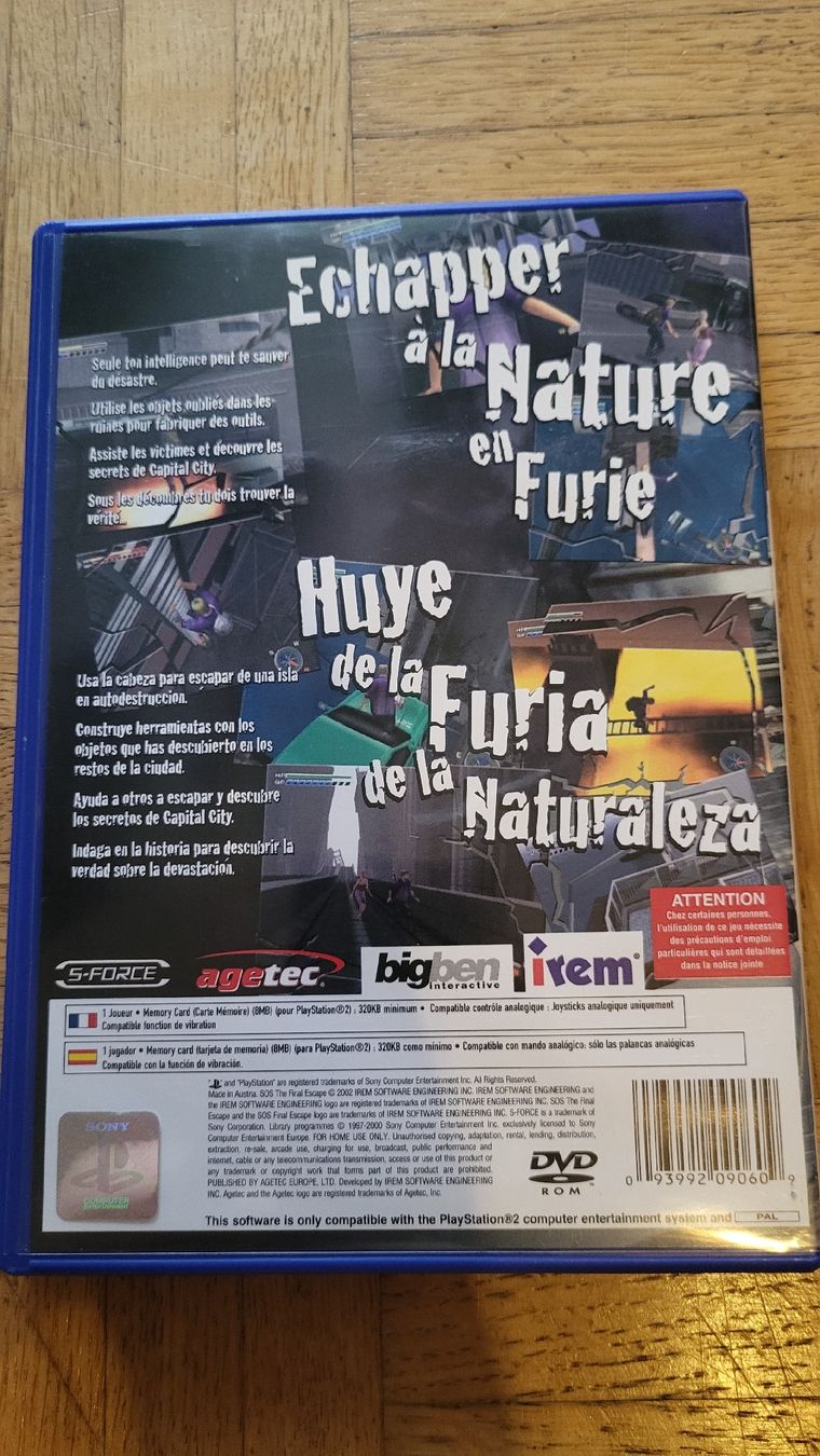 Giochi: SOS The Final Escape / Playstation 2 Spiel. Kompl – Nuovo (secondo la descrizione) da Biel/Bienne venduto da Retrohr 2