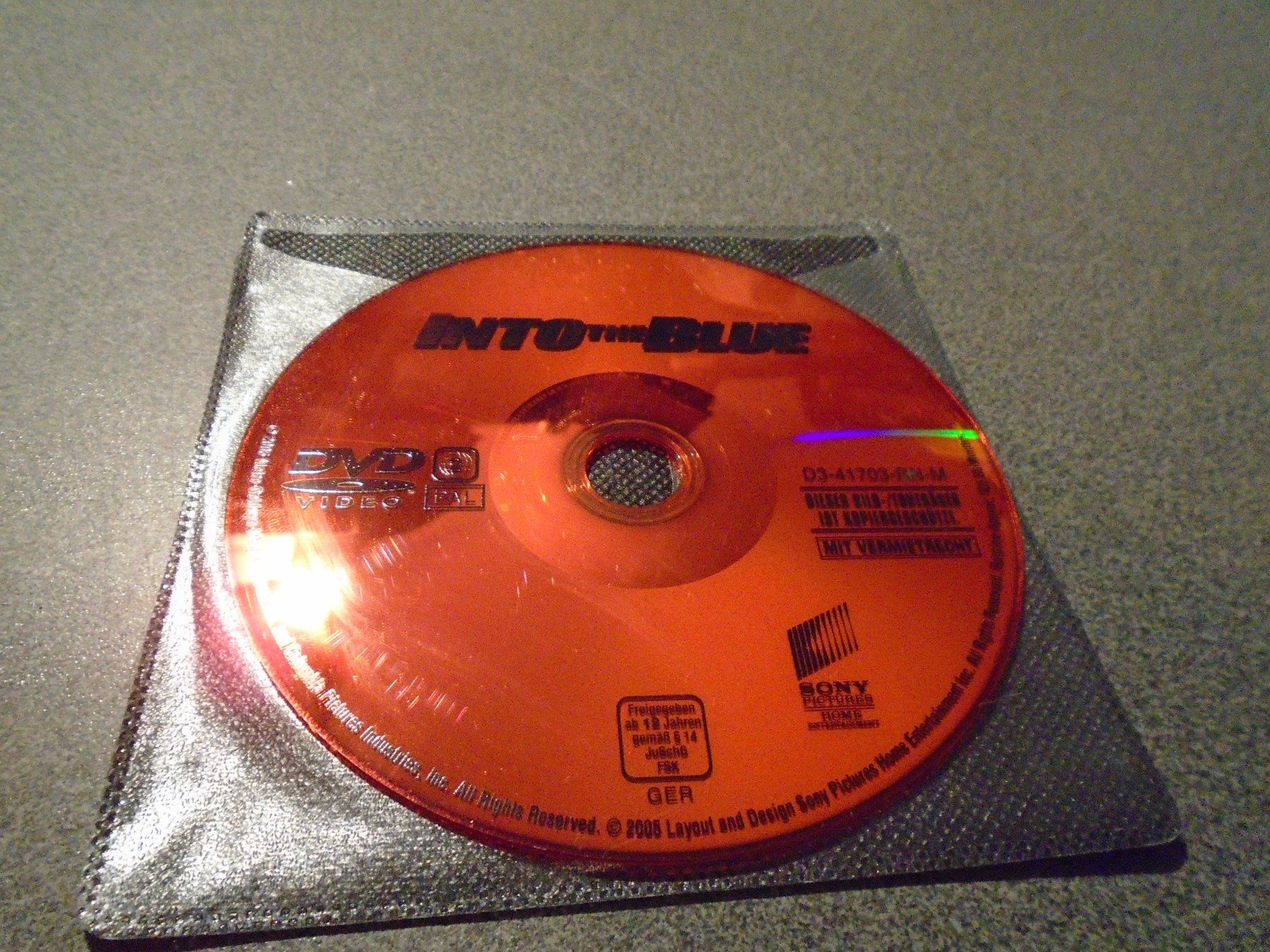Alle DVDs: DVD Into the Blue, ohne Hülle – Gebraucht aus Zürich von abraxas1291