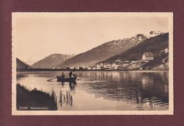 DAVOS - Fiescher auf Davosersee - 1918 //Eckbug //