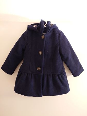 Mädchen Mantel blau, Grösse 104