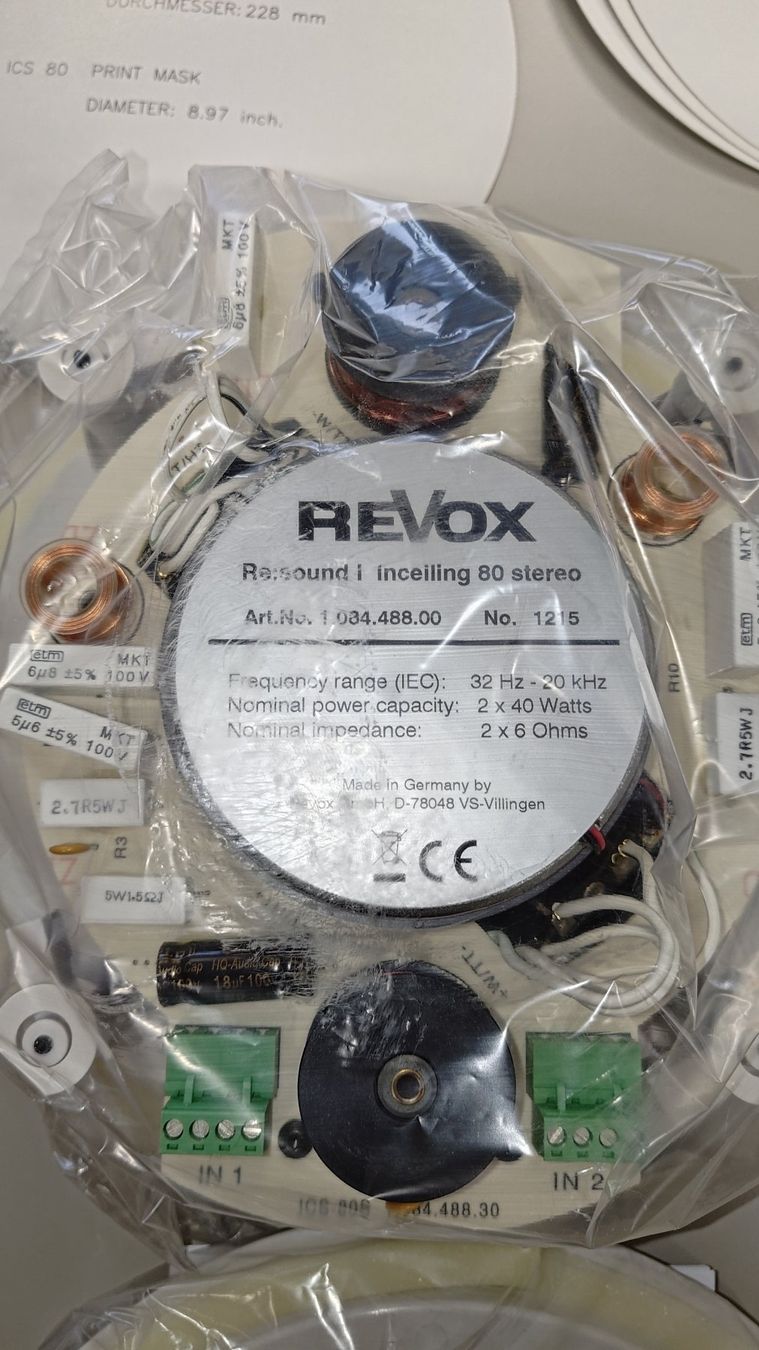 Revox Casse acustiche: Revox Einbaulautsprecher Inceiling 80 + Inceiling 80 Stereo – Nuovo (secondo la descrizione) da Unterägeri venduto da sumatronic 3