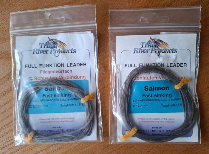 Tamburi & Mulinelli: Fliegenschnur Traun River Fast sinking Salmon Vorfach – Nuovo e nell'imballaggio originale da Allschwil venduto da Flupis