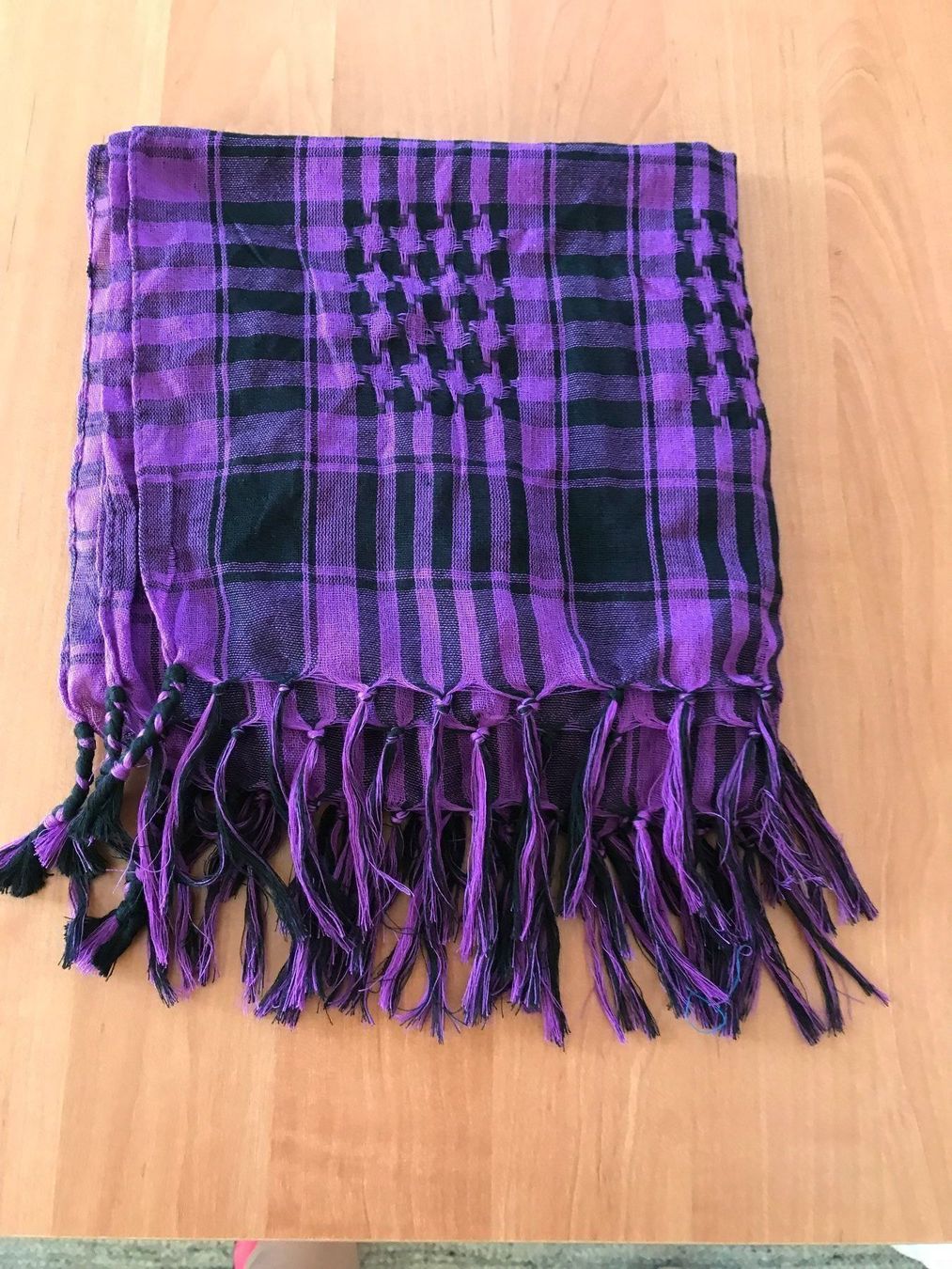 Foulards, Tücher & Schals: HALSTUCH ARAFAT / PLO LILA – Neu und originalverpackt aus St. Gallen von Martunia 1