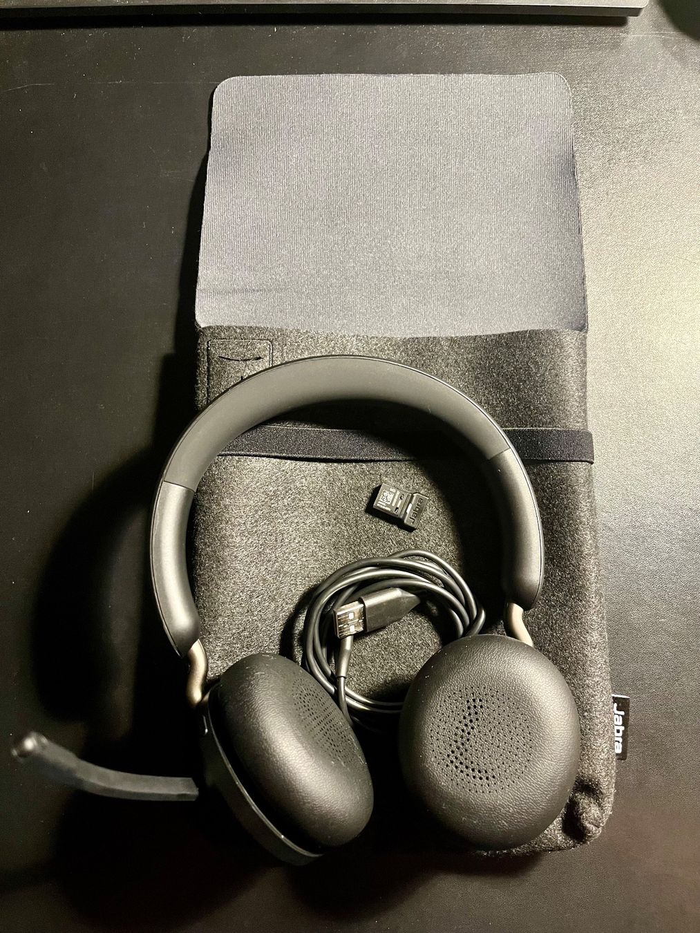 Jabra Cuffie: Jabra Wireless Headset mit USB-Dongle & Tasche – Usato da Rotkreuz venduto da rom_5nyh 1