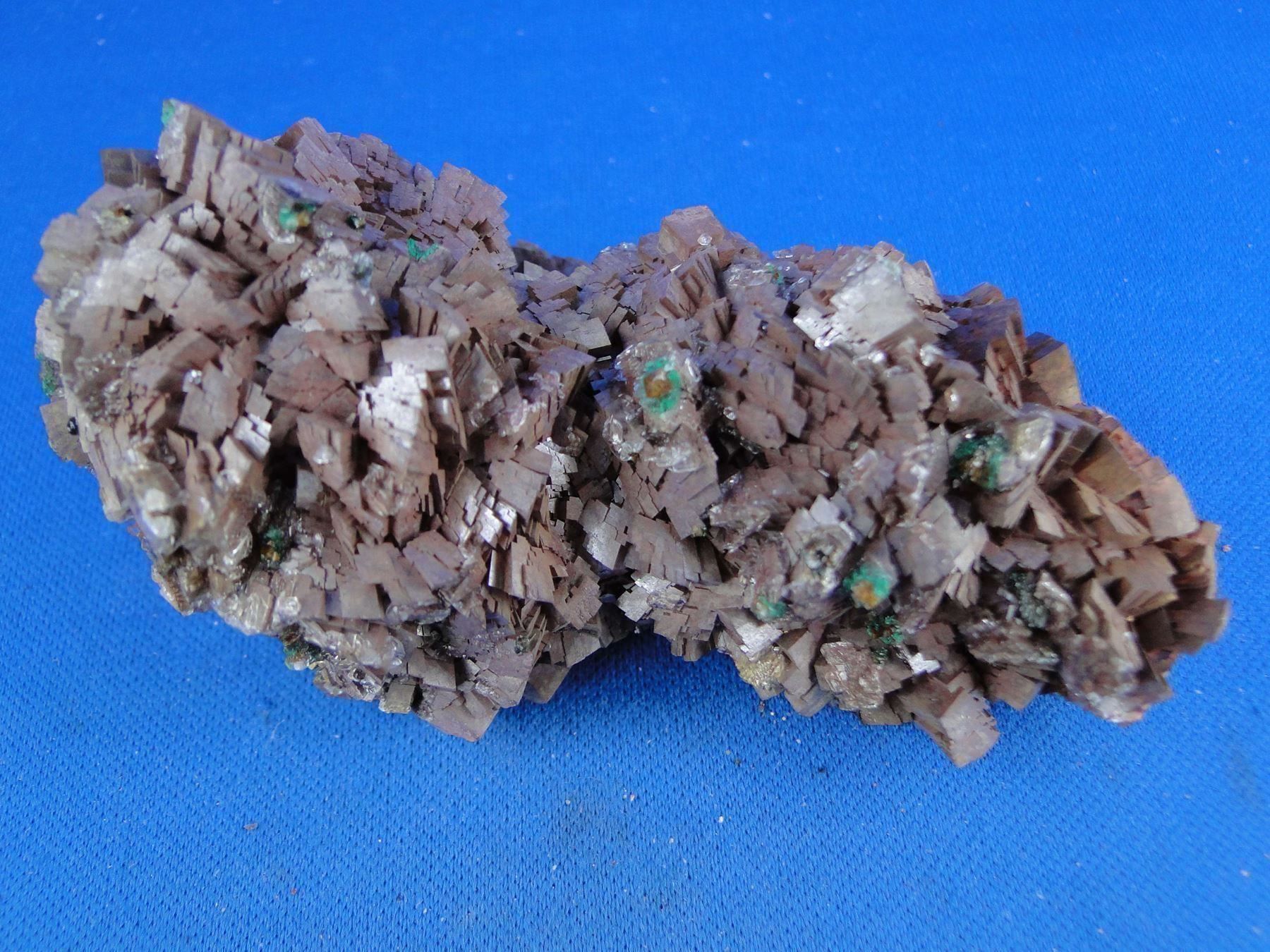 Mineralien & Heilsteine: Rosasit auf Dolomit mit Gypsum – Gebraucht aus Schinznach Bad von Demerald 1
