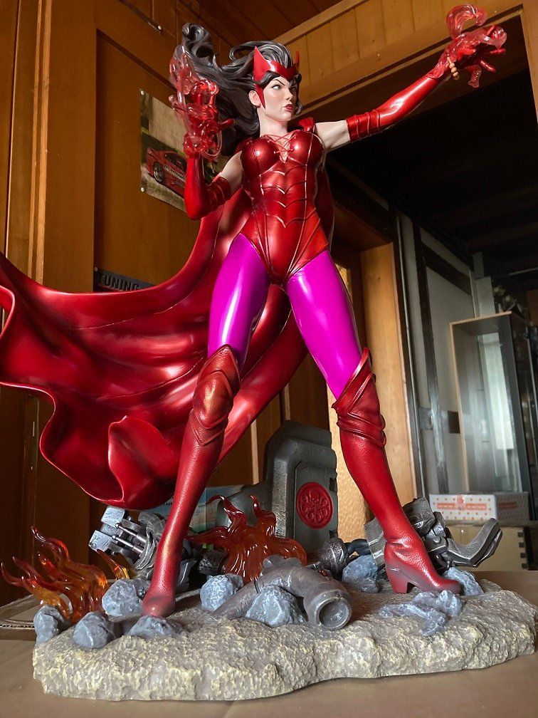 Marvel Statuette: Alpha3 Scarlet Witch Custom Statue 1/4 Marvel Sideshow – Usato da Tafers venduto da tobib_23 4