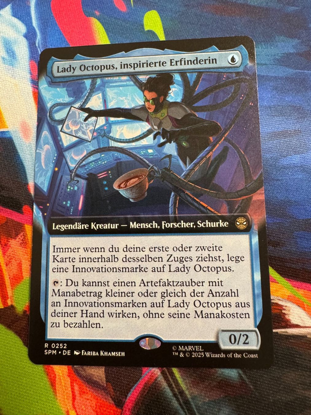 Magic The Gathering Carte collezionabili: Lady Octopus, inspirierte Erfinderin - SPM - Magic – Nuovo (secondo la descrizione) da Bülach venduto da Pfrenzel