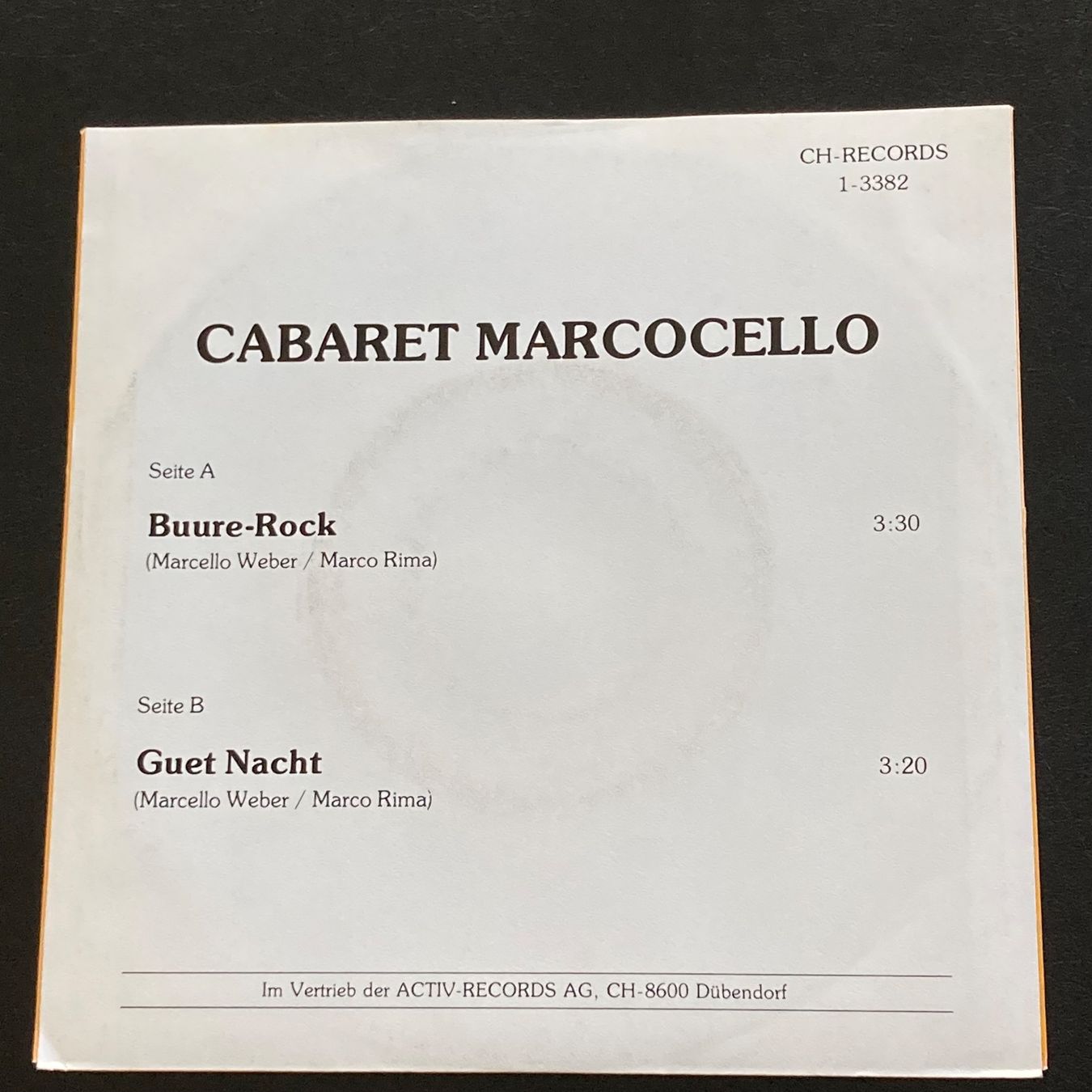 Schallplatten: Cabaret Marcocello - Buure-Rock, 7" – Gebraucht aus Bern von Ntsamina 1