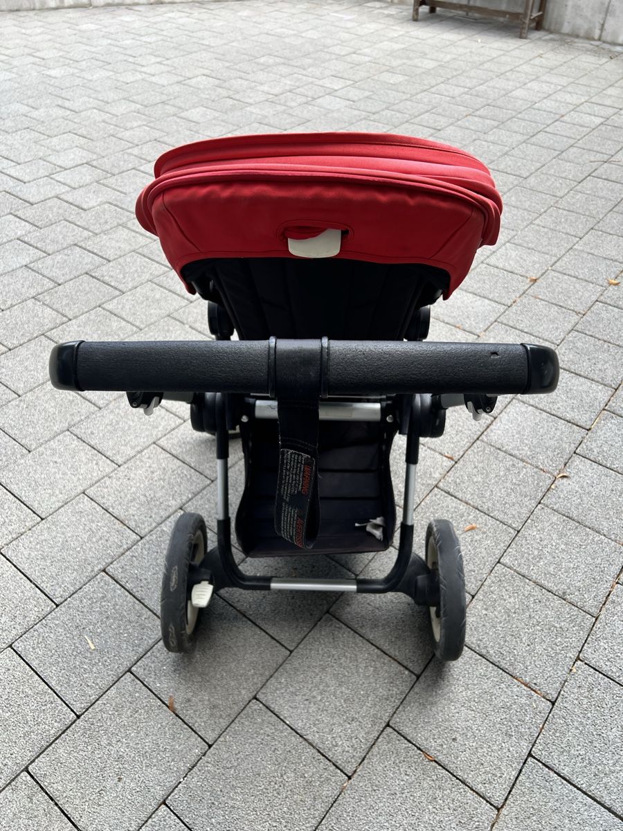 Bugaboo Kinderwagen: Kinderwagen Bugaboo Buffalo in rot – Gebraucht aus Baldegg von Nu08 2