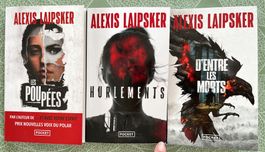 Lot de 3 romans d’Alexis Laipsker