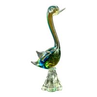 Grande sculpture d'oiseau en verre souffle de MURANO Italie
