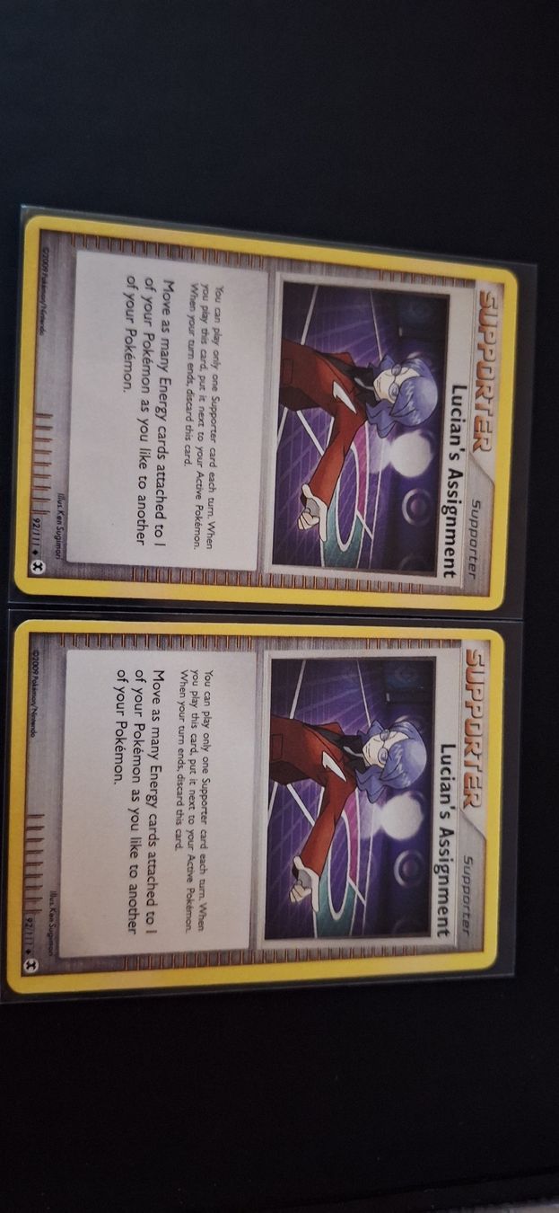 Karten: Pokémon Karten Lucian's Assignment Supporter 2 Stk – Gebraucht aus Lengnau AG von rap_zh9k