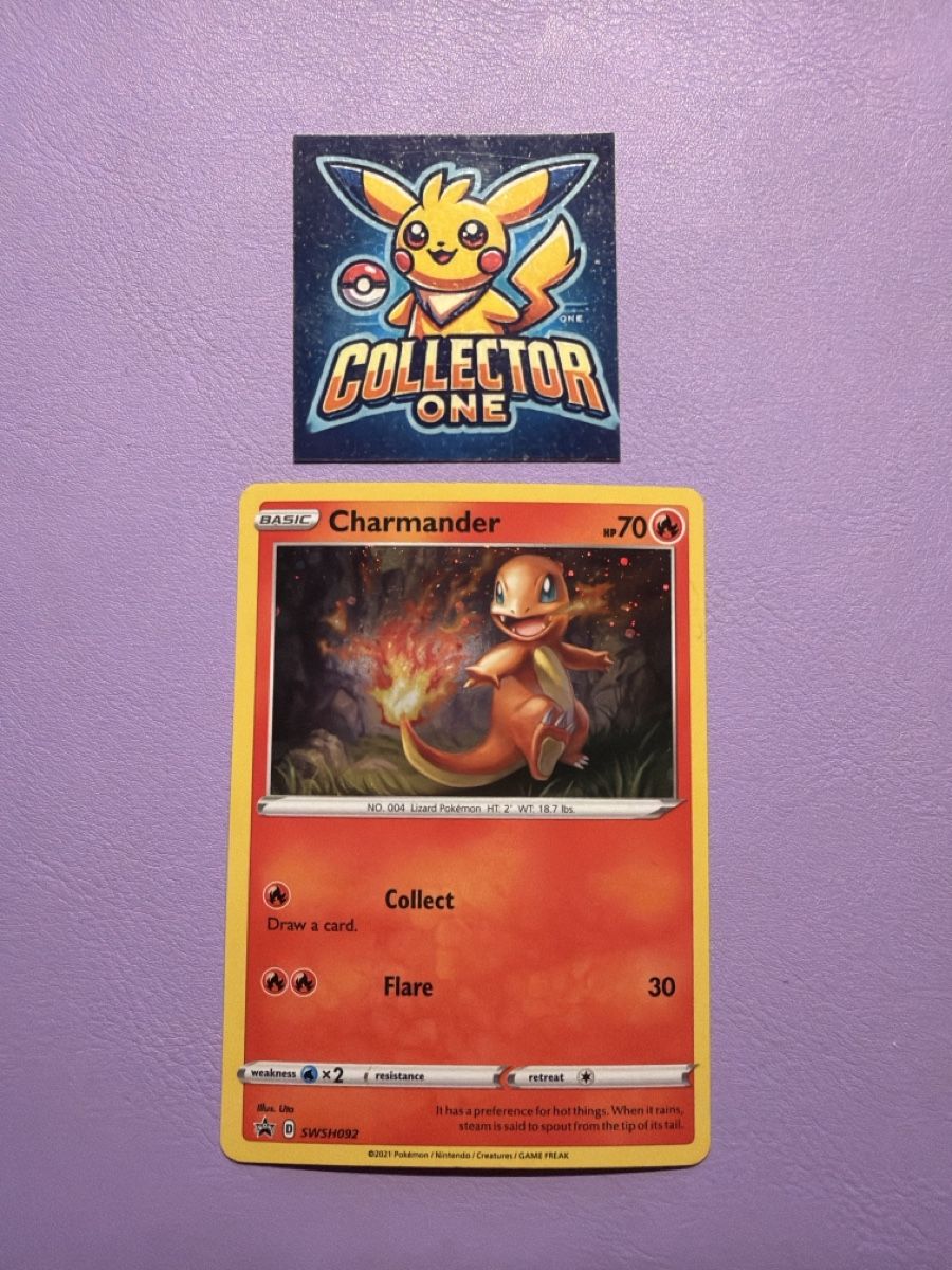 Pokémon Carte collezionabili: Pokemon Charmander Charizard Holo Beautiful Promo Top – Nuovo (secondo la descrizione) da Lommiswil venduto da CollectorOne