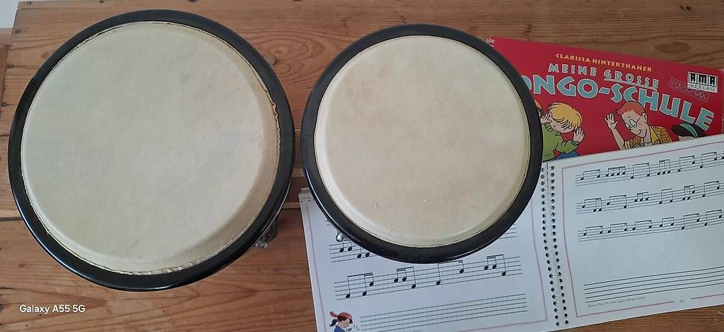 Strumenti musicali: Bongo Professional ca.18 cm + 21 cm – Usato da Bottmingen venduto da veroda01