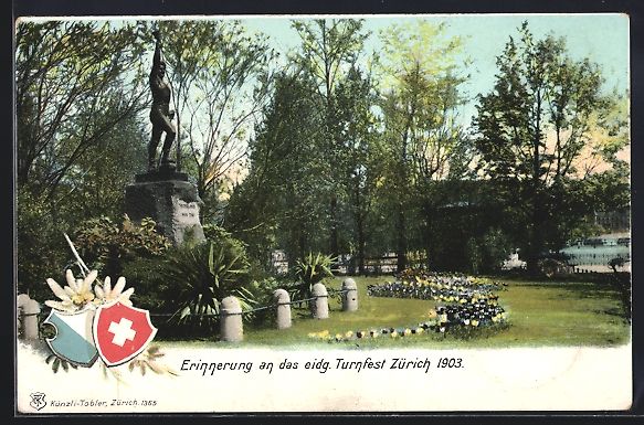 Cartes postales: Zürich, Eidgenössisches Turnfest 1903, – D'occasion à Berlin par bartko-reher