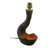 Pied de lampe en céramique de Marius Bessone Vallauris 1960.