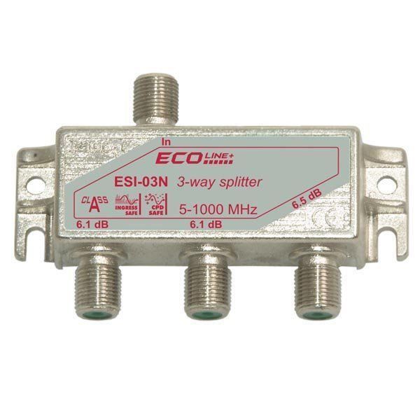 Unità & Adattatore: TV Splitter 3Fach ESI-03N – Nuovo e nell'imballaggio originale da Villmergen venduto da Elektro-Mueller