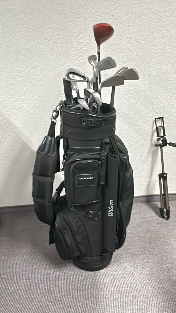Wilson Mazze & Set: Set completo da golf Wilson + carrello per golf per la prima – Usato da Gwatt (Thun) venduto da inf_hgc8 1