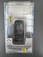 Schrittzähler Omron Walking style X neu in OVP silber