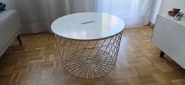 Ikea KVISTBRO Beistelltisch, weiss, Gebraucht