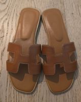 hermès styl Sandalen Damen braun Grösse 35 neuwertig