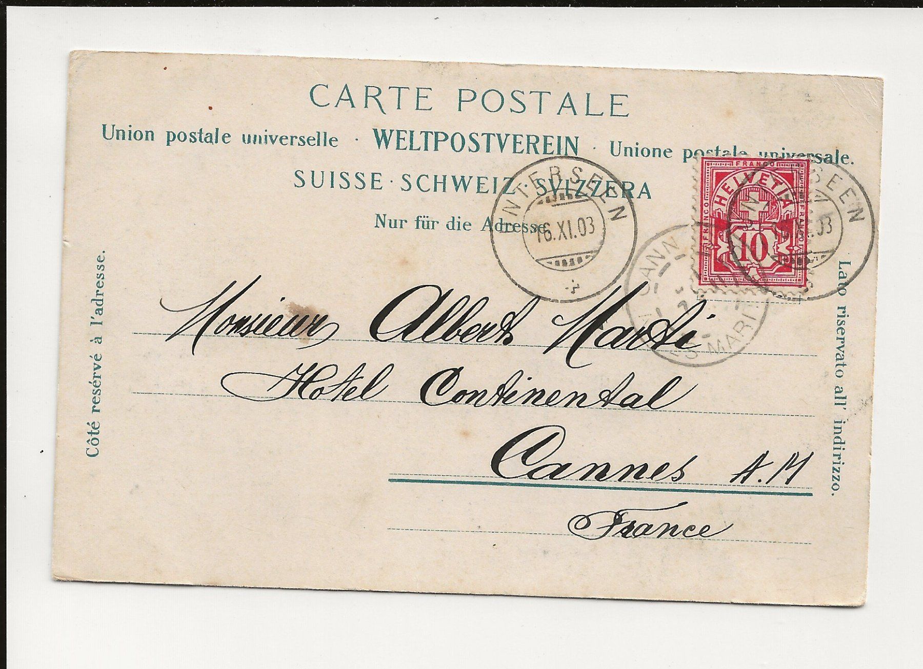 Cartes postales: AK 1903 Blausee – D'occasion à Greifensee par 315WDO 1