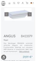 Wandregal GLOBO LIGHTING ANGUS B422079 weiss neu