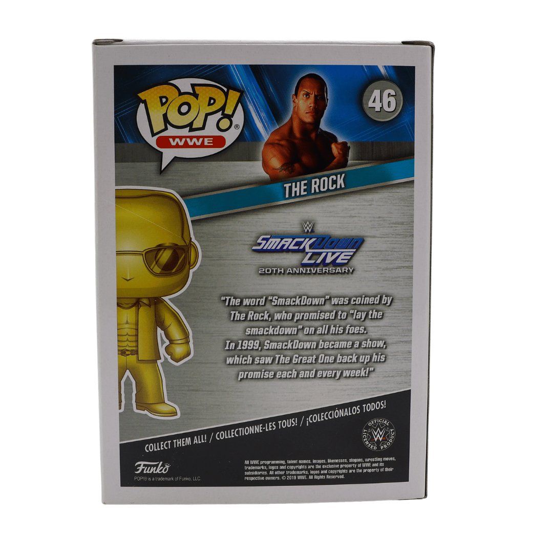 Funko Statuette: The Rock #46 Funko POP WWE – Nuovo e nell'imballaggio originale da Paudex venduto da dindeboy 3