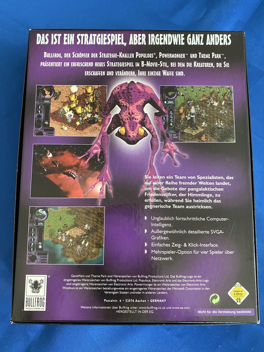 Jeux: Retro Big Box PC Game Genewars – D'occasion à Birmensdorf ZH par alexapat 1