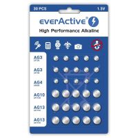 1 Blister  EverActive LR736, LR626, LR54, LR44, Exp.01.2029