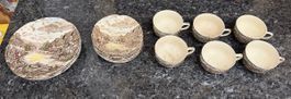 Johnson Bros Geschirrset Olde English Countryside braun