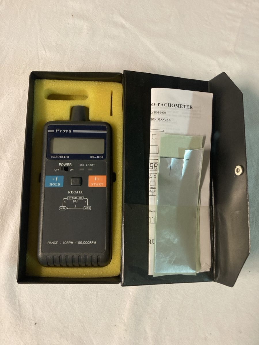 Misurare: Prova RM-1000 Tachometer / Drehzahlmessgerät – Usato da Rothrist venduto da Seafarer68 3