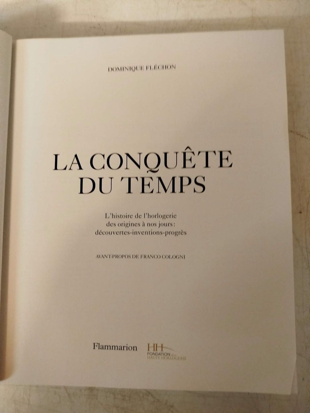 Bücher: Livre la Conquêtes du temps – Gebraucht aus La Chaux-de-Fonds von Emmaus2300CDF 3