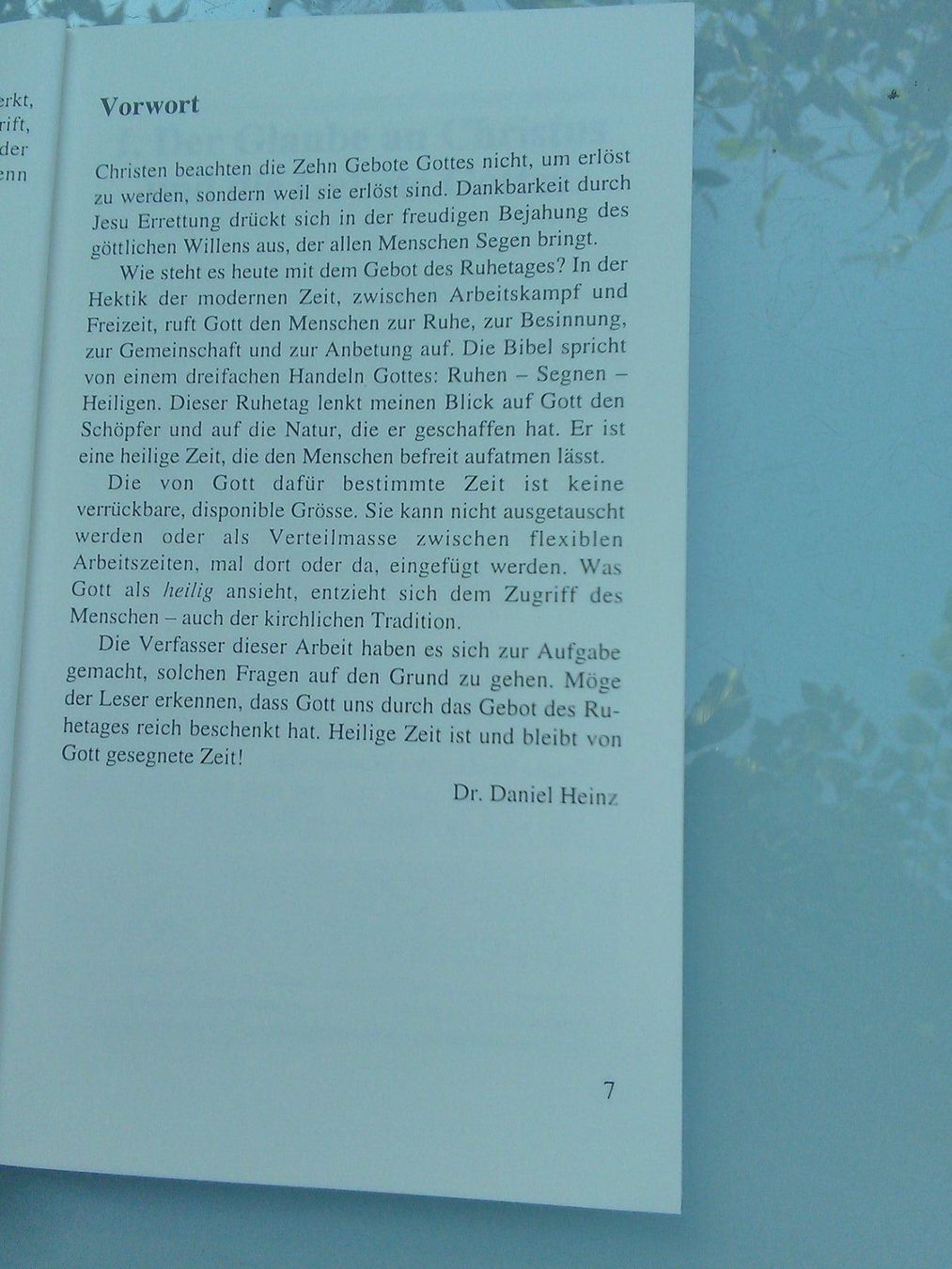 Libri: Aber am siebten Tag.... - Ein fast vergessenes Geschenk – Nuovo (secondo la descrizione) da St. Gallen venduto da elk2020 5